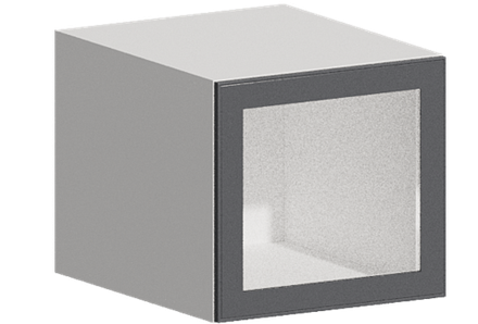 Кухня Модуль ШВГС 510 Белый / Графит Софт