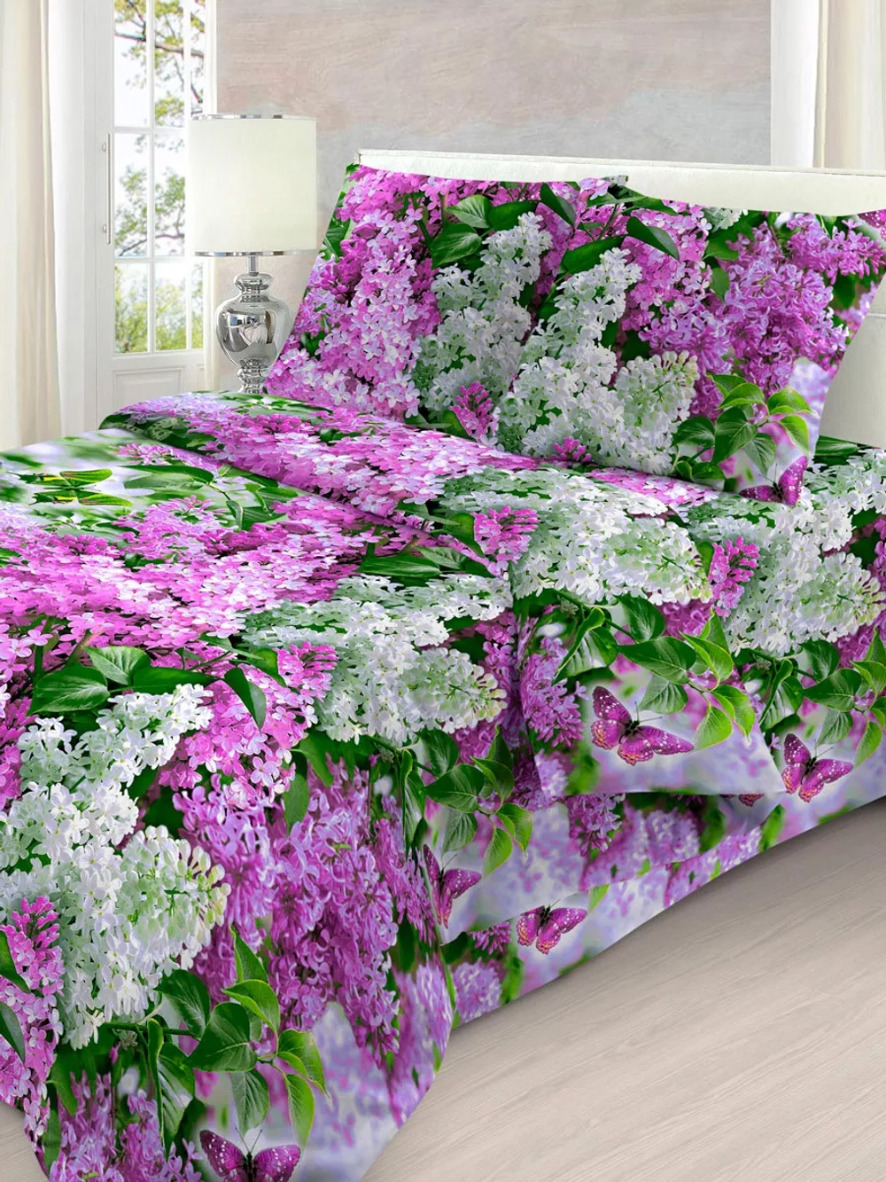 Постельное белье 1.5 спальное 100% хлопок