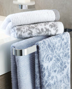 Полотенце 70х140 Cawo Contour Handtuch 8082 Jacquard зеленое