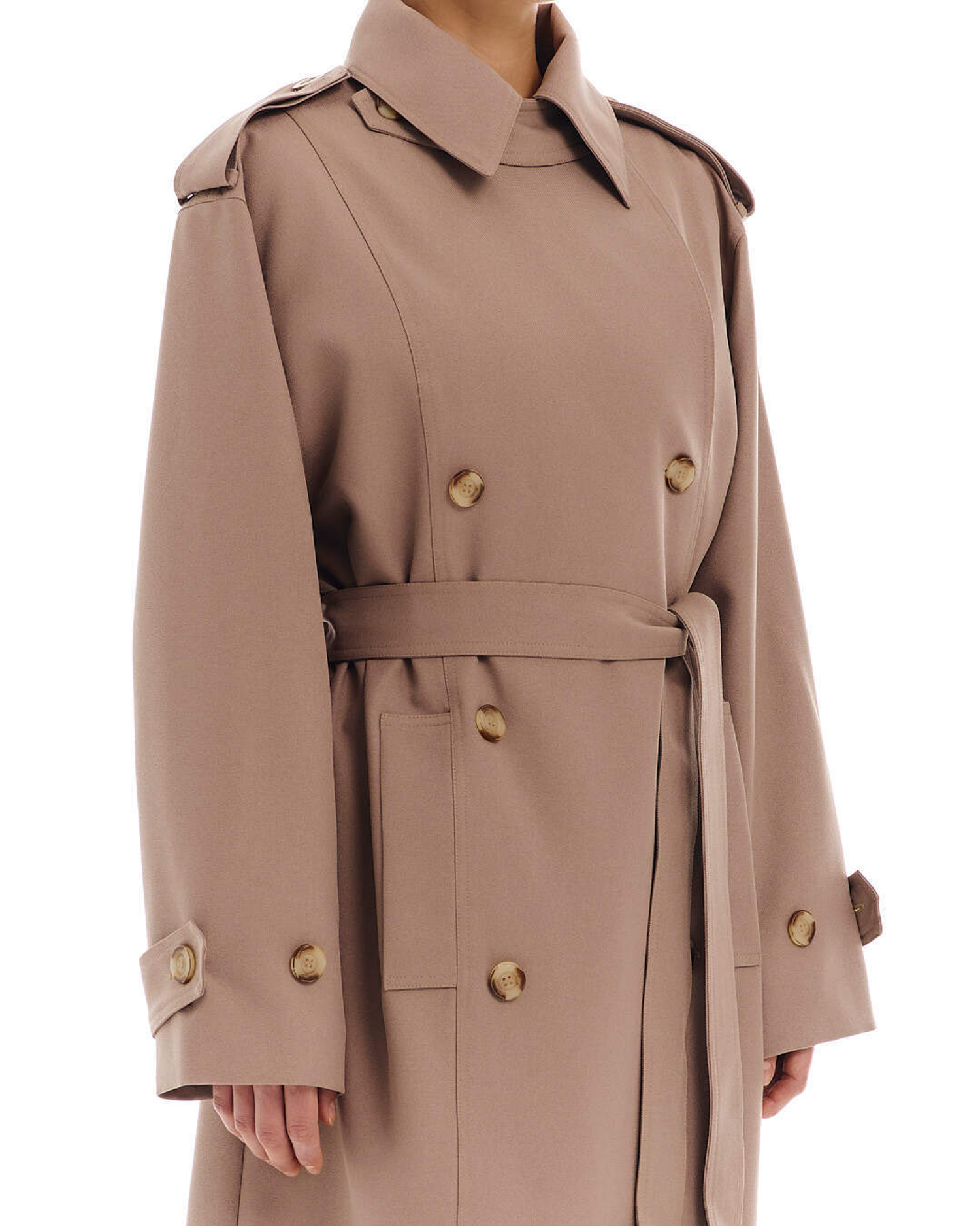 Тренч Эталон (Étalon) кэмэл ОВЕРСАЙЗ