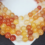 Сердолик (карнеол), бусины, гладкий шар, р-р 8мм