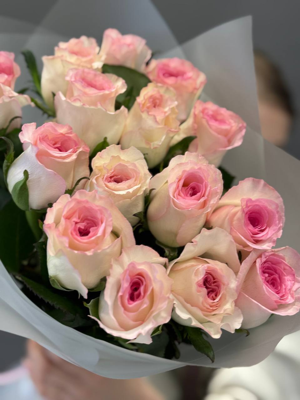 Букет из 25 роз Мандала 60см Акция