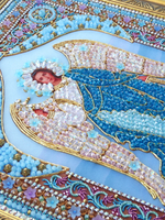 И-24 Набор для вышивания хрустальными камнями Ангел Хранитель домашнего очага