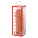 Насадка на фаллос с шипами и продолговатыми бугорками 14,7см Kokos Extreme Sleeve 004 M Size