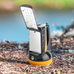 Светодиодный фонарь Трофи TSP19 прожекторный аккумуляторный со встроенным светильником