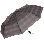 Зонт мужской полуавтомат «ESTET» 8 спиц, d-95см, длина в слож. виде 40см коричневый