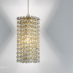 795422 Подвес CRISTALLO 1х40W G9 ЗОЛОТО