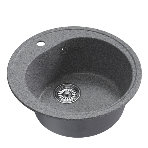 Мойкa ML-GM11 КОМФОРТ круглая, темно-серая (309), 500мм (глуб. чаши 180)