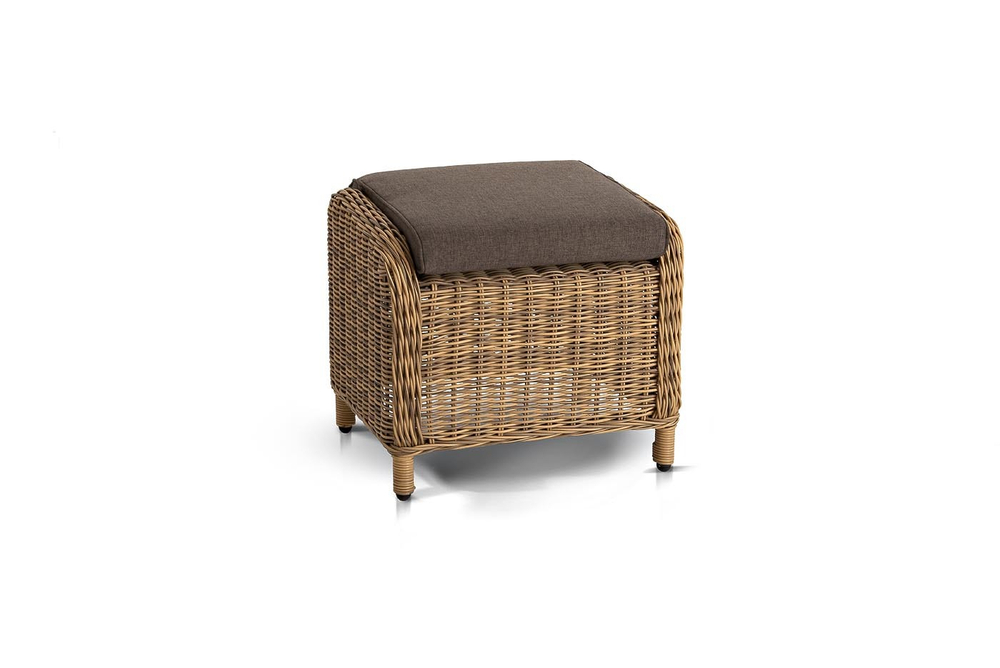 "Толедо" пуф плетеный, цвет соломенный