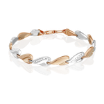 Браслет из комбинированного золота