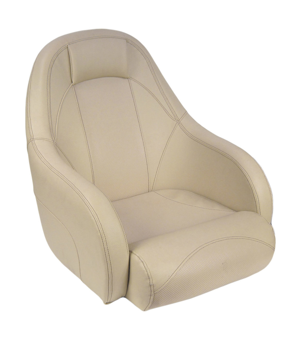 Кресло OCEAN 51 мягкое, подставка, обивка бежевый винил