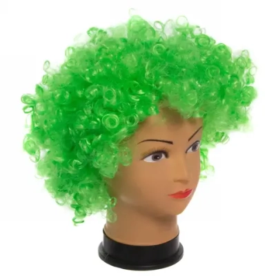 Парик карнавальный «Афро кудри», Салатовый