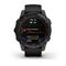 Умные часы Garmin Fenix 7 Sapphire Solar титановый черный DLC с черным ремешком