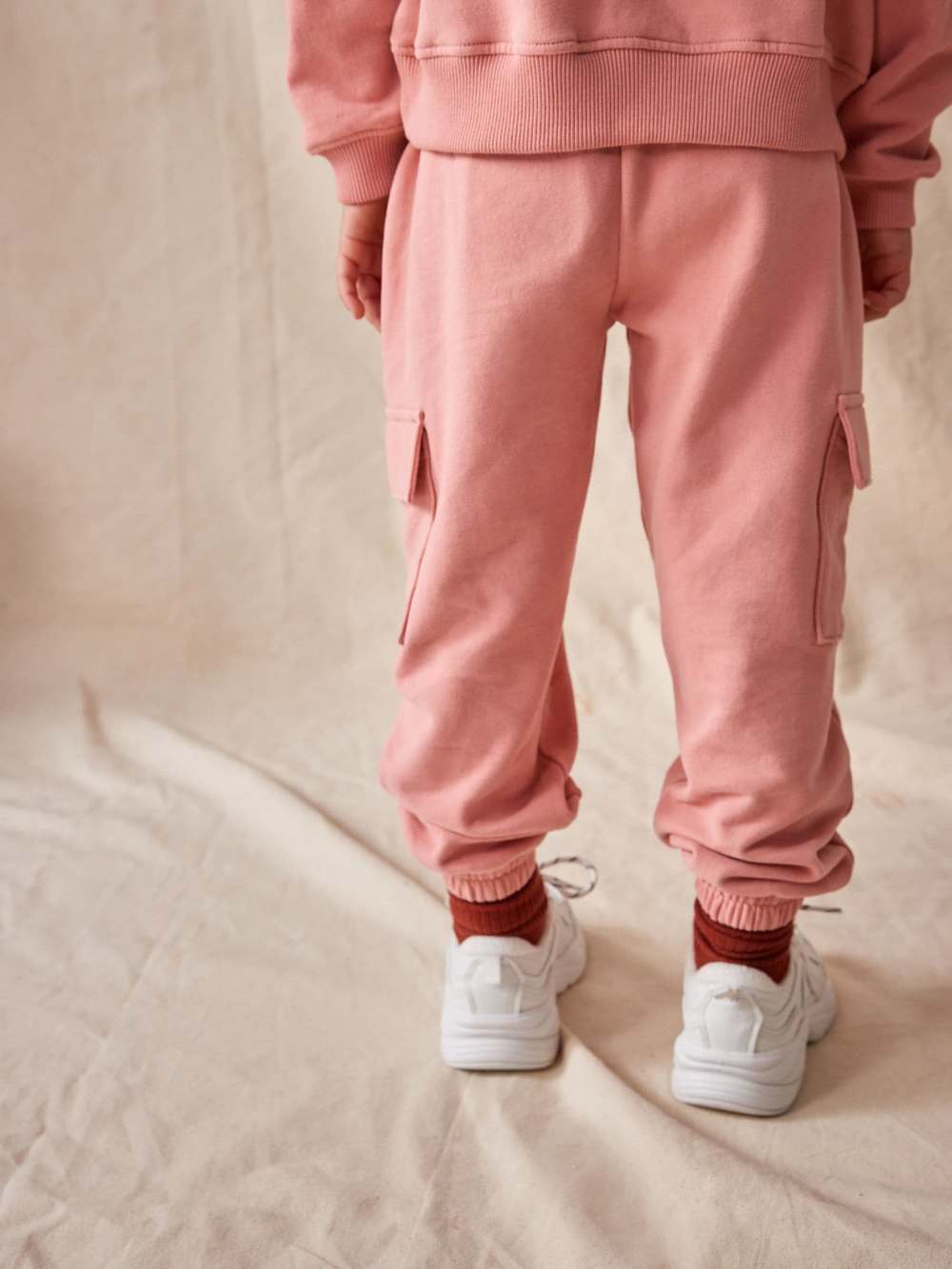 Брюки карго для девочки Next 884-428, Розовый