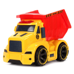 Модель ин. пласт. "Самосвал" 17см, свет+звук, в коробка A6633-1R (Технопарк)