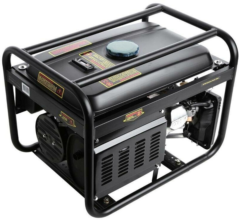 Бензиновый генератор Huter DY5000L, 220/12 В, 4.5кВт [64/1/5]