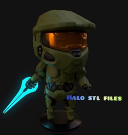 Master Chief Halo Фигурка чиби