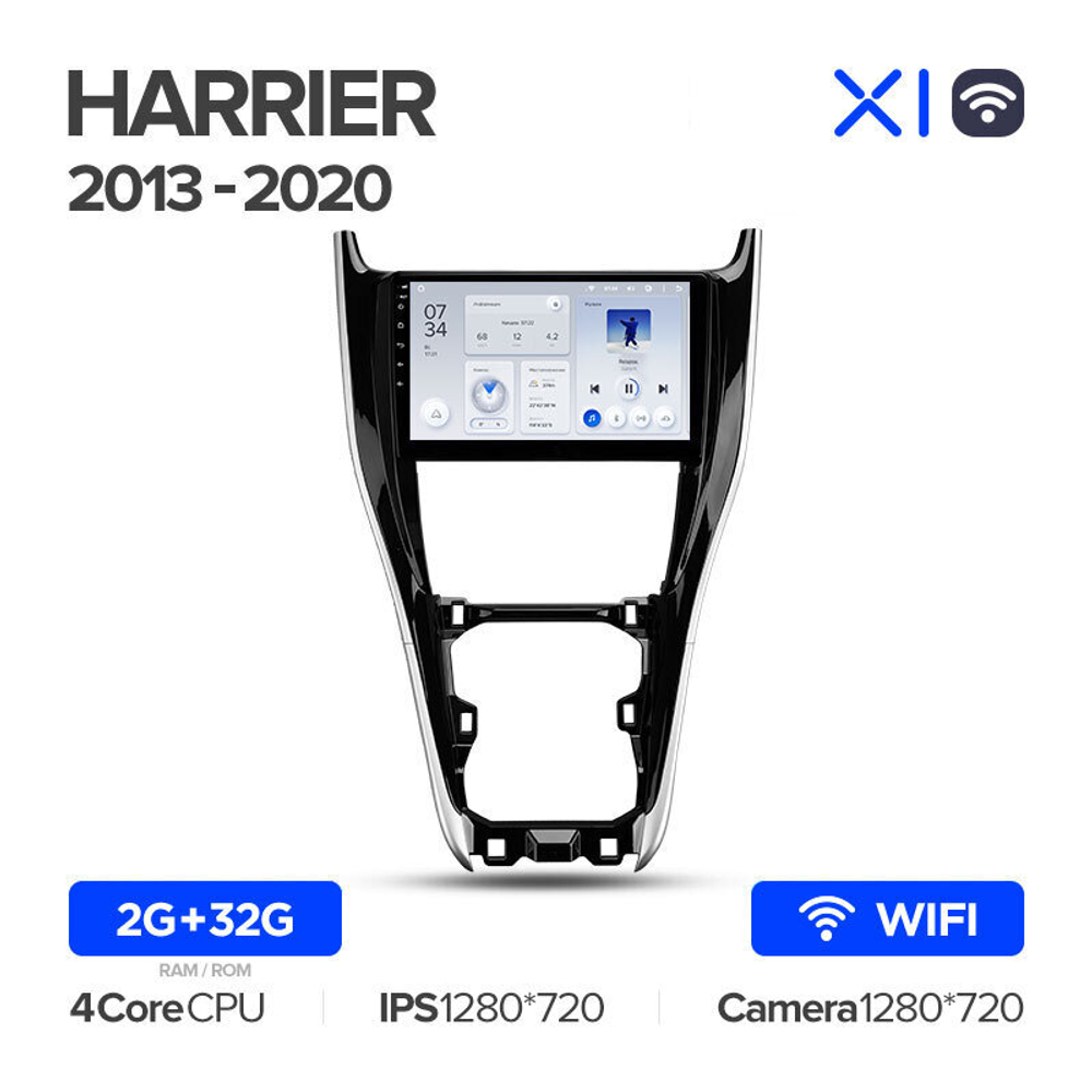 Teyes X1  10.2" для Toyota Harrier 2013-2020