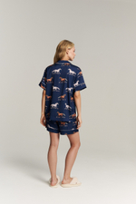 Костюм тройка с лошадьми - S размер