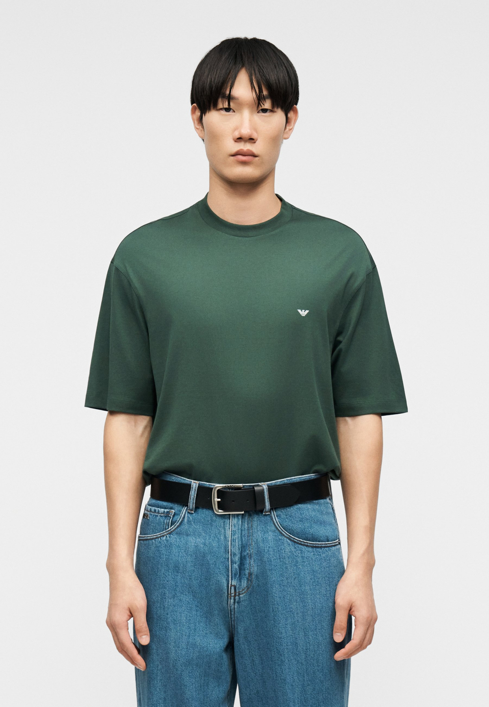 Emporio Armani Футболка с принтом - Зелёный