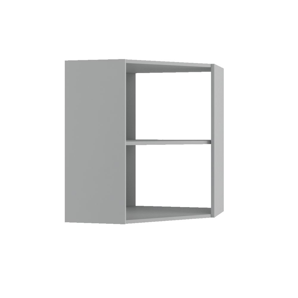 Корпус Шкаф верхний угловой 600 (ПУ 600*600) (серый), ДСВ Мебель