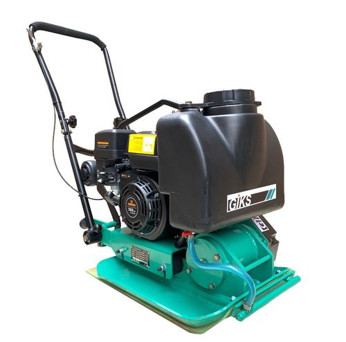 Виброплита GIKS PC90DSET с баком и ковриком - [85 кг / 12 кН / Dinking DK168F]