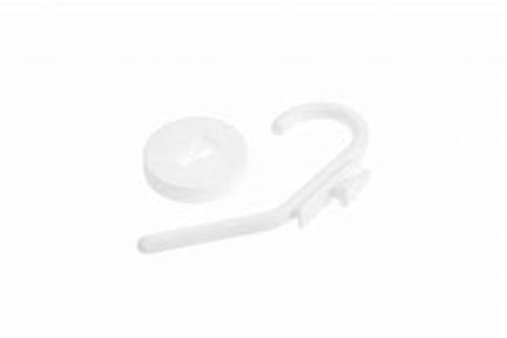 Крючок-вешалка №2 (белый) ( школьный) (300шт.)