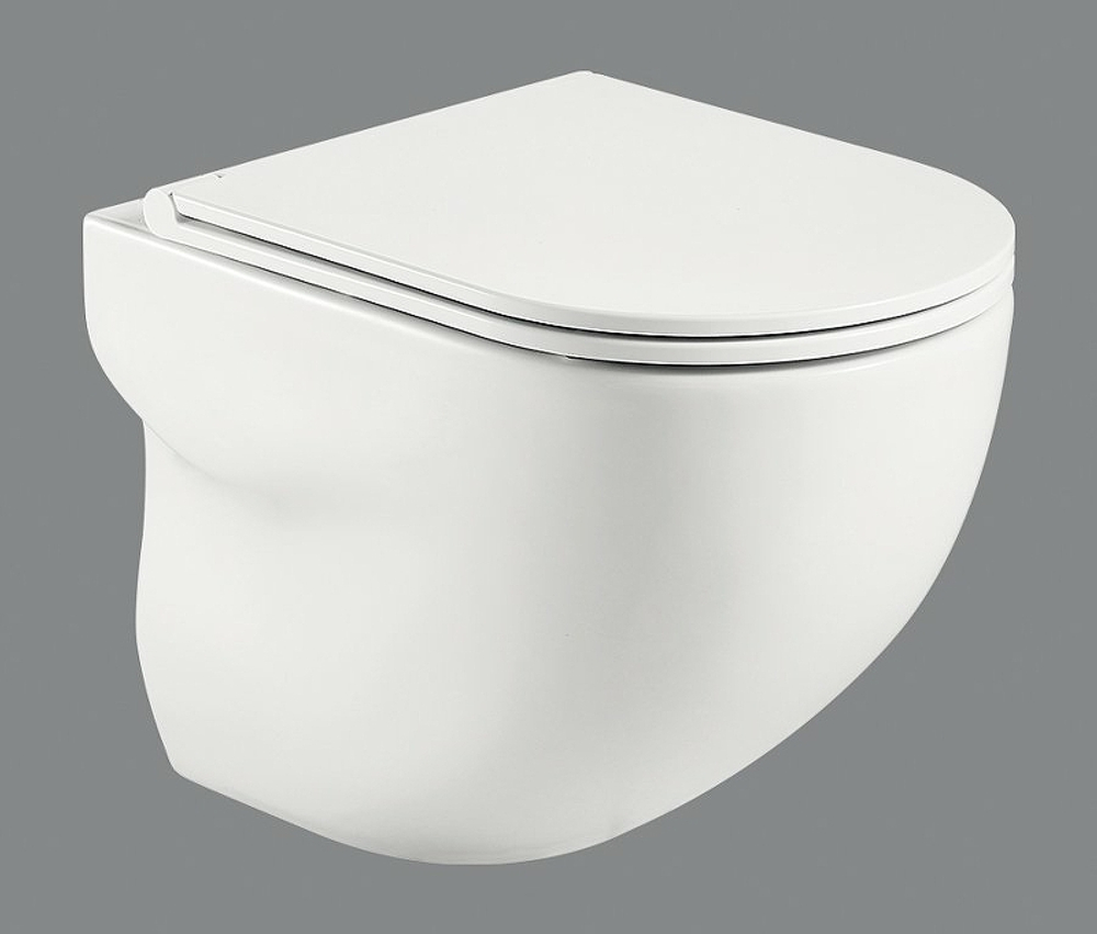 Унитаз BelBagno Onda BB066CHR/BB870SC подвесной с сиденьем Микролифт