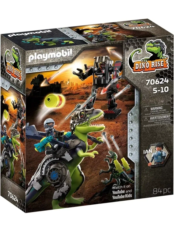 Набор Ти-Рекс: Битва гигантов Playmobil 70624