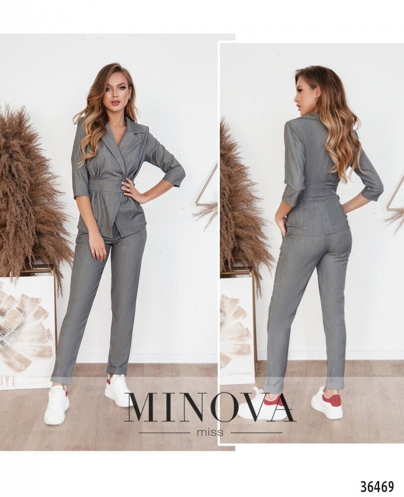 Костюм 1115-серый Minova