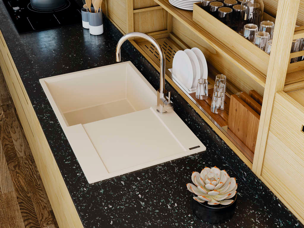 Мойка Omoikiri Daisen 86-DC Artgranit | Темный шоколад