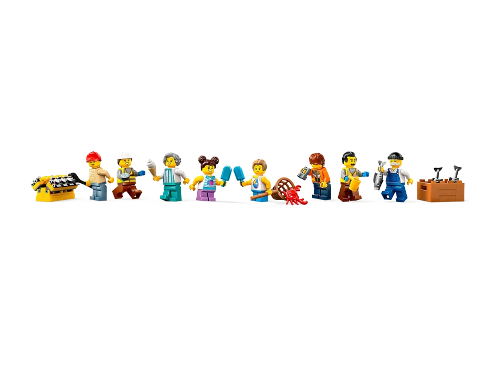 Конструктор LEGO City 60422 Приморская гавань с грузовым кораблем