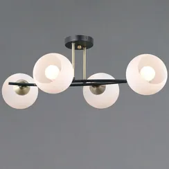 IL0798-4CSQ-25 BK AB TRENTO светильник потолочный