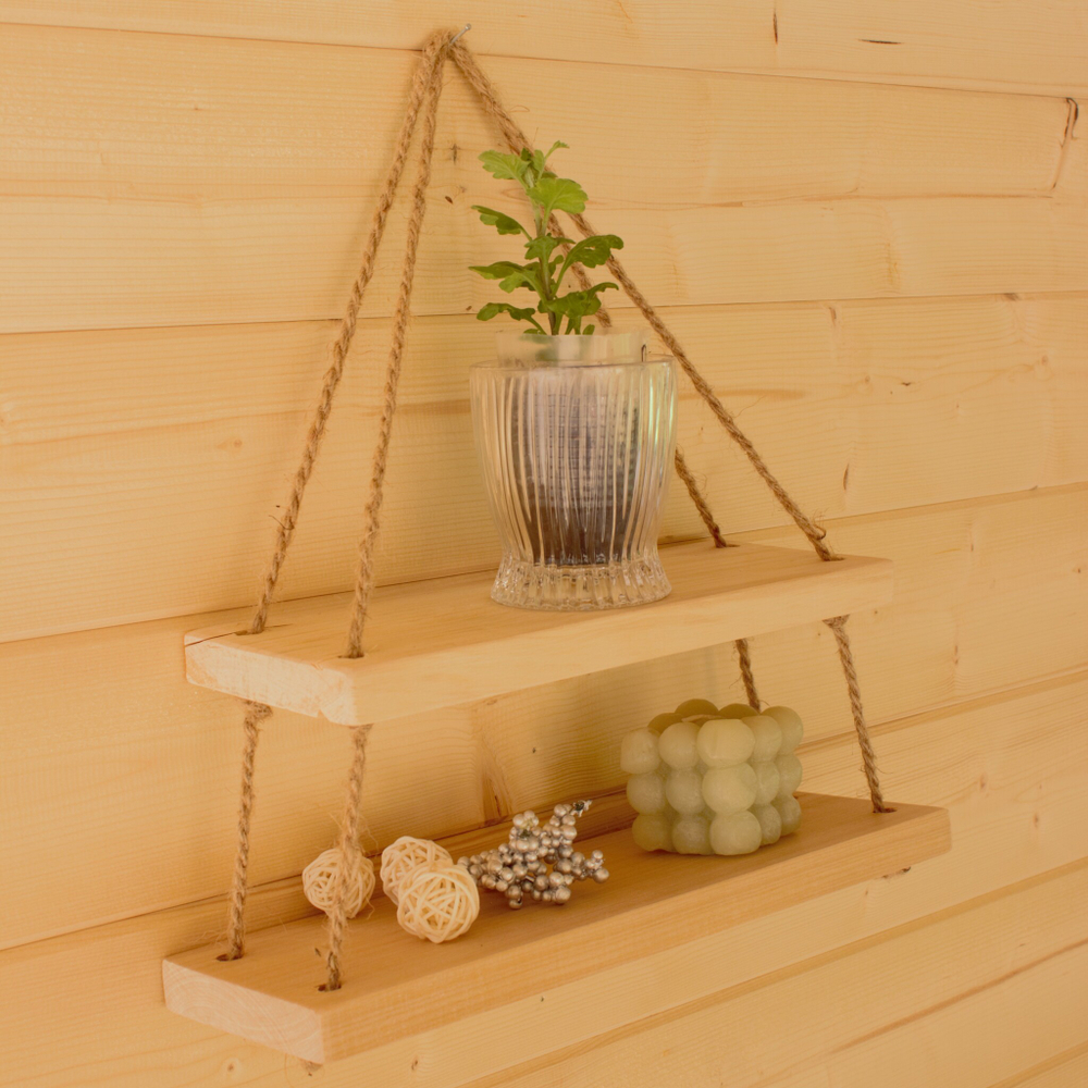 Полка настенная заготовка без бортов с отверстиями 1 шт. 34х10х2 см