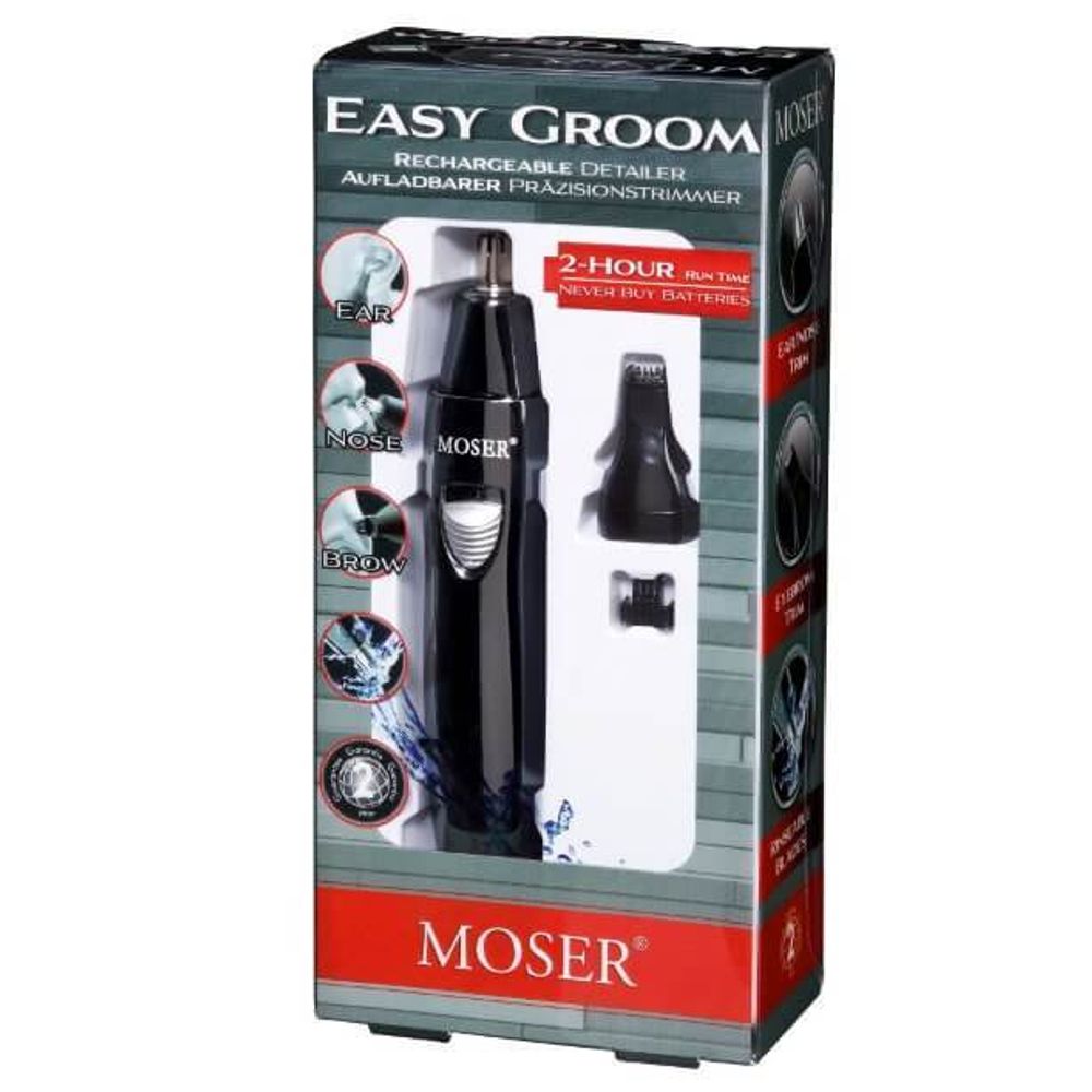 Триммер для стрижки волос в носу и ушах Moser Easy Groom (9865-1901) - 6