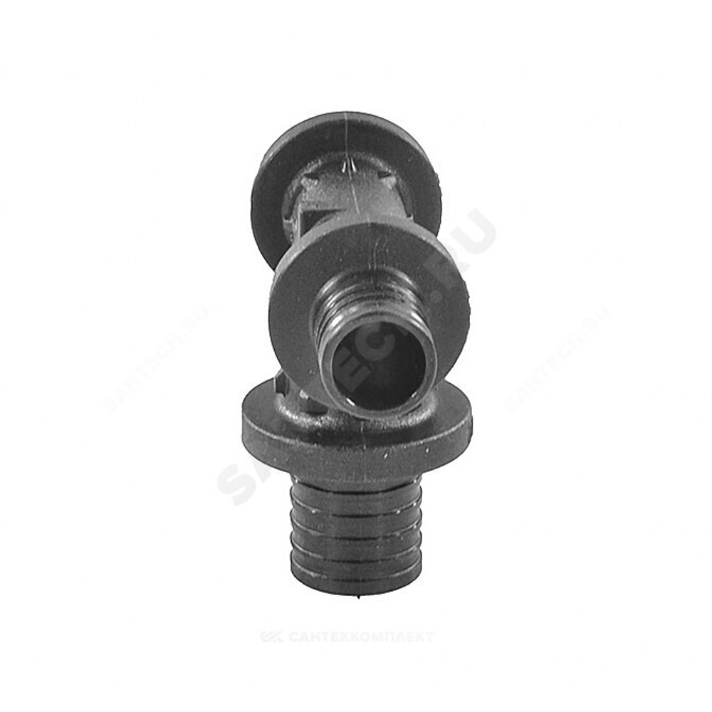 Тройник для PE-X труб аксиальный PPSU Дн 16х25х16 переходной RAUTITAN PX Rehau 11601021001