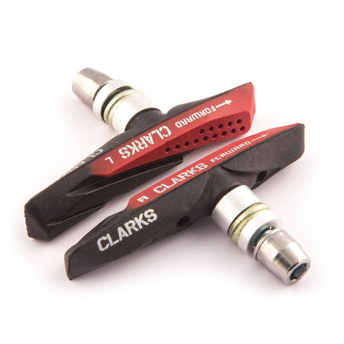 Тормозные колодки CLARKS CPS-958 72 мм всепогодные с крепежом 2 спец водоотводных профиля