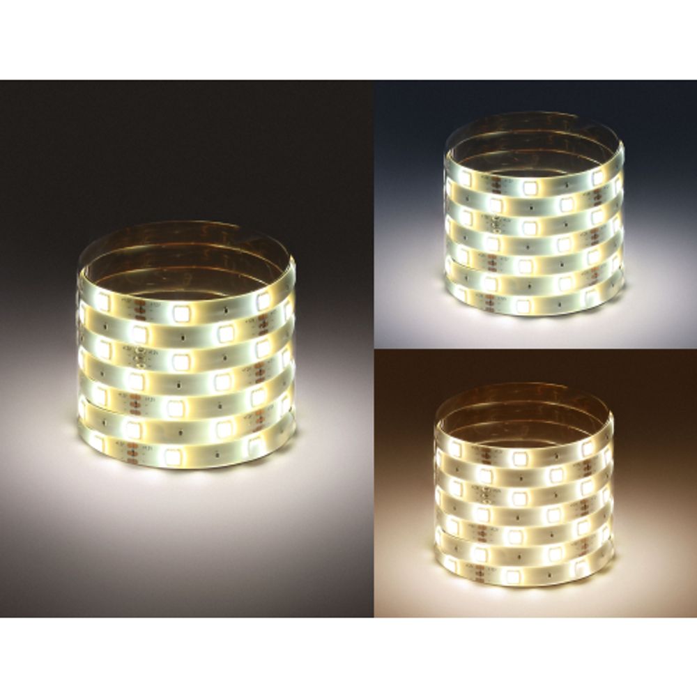 Светодиодная лента ЭРА узкая 5мм LS2835 9,6-120-12-4000K-IP20-1 year-5m нейтральный белый свет