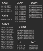 Пульт Smart Универсальный RS41 с мышкой для Витязь Орион DEXP FUJION Supra Akira Новекс HI Erisson NESONS KRAFT ASANO LUMUS Vekta ECON без настроек