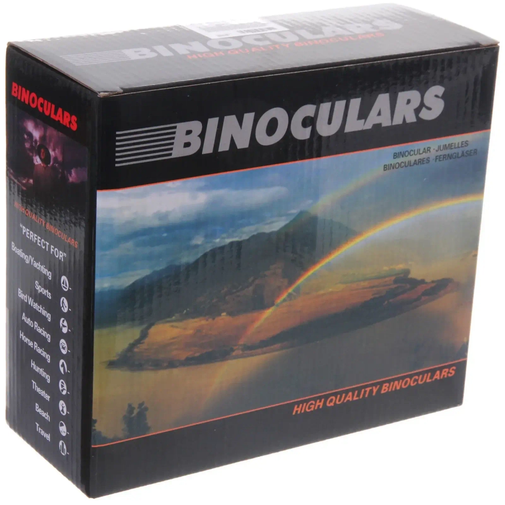 Бинокль туристический 12*40, зеленый