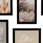 Рамка для фотографий pleasant moments, 35х55 см, белая/натуральное дерево