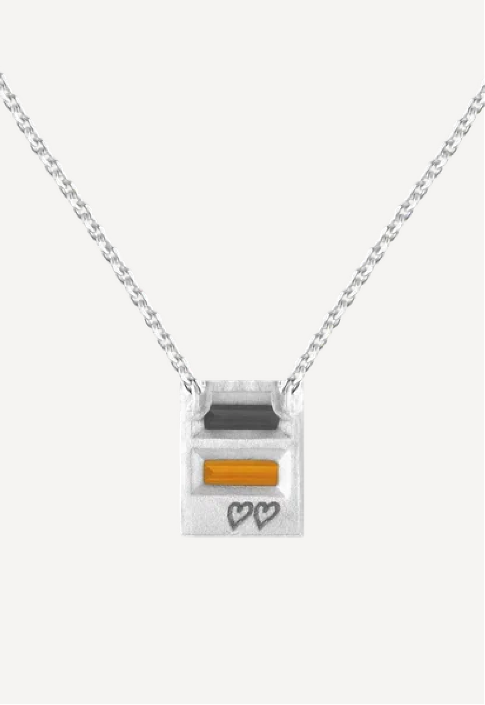 Колье из серебра "Гроза в поле"