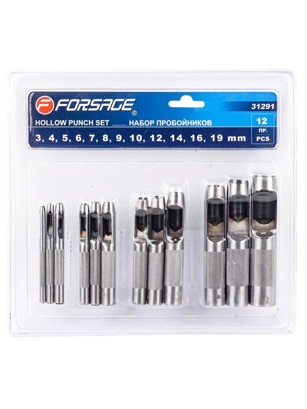 Набор пробойников, 12пр Forsage F-31291