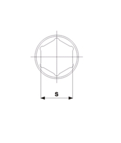 Головка торцевая 1/2" 11мм ударная глубокая L=82мм JTC