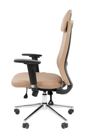 Офисное кресло Chairman 500LUX Россия экокожа бежевый