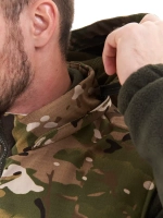 Жилет тактический утепленный камуфляжный на флисе мультикам