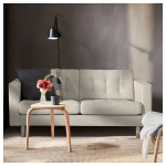 2-местный диван - IKEA LANDSKRONA/ЛАНДСКРОНА ИКЕА, 78х89х164 см, белый