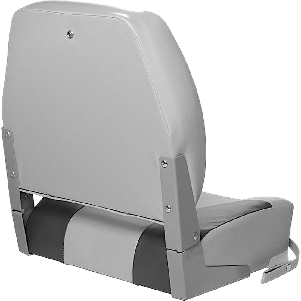 Сиденье Мягкое Classic Low Back Seat Серо-Чёрное