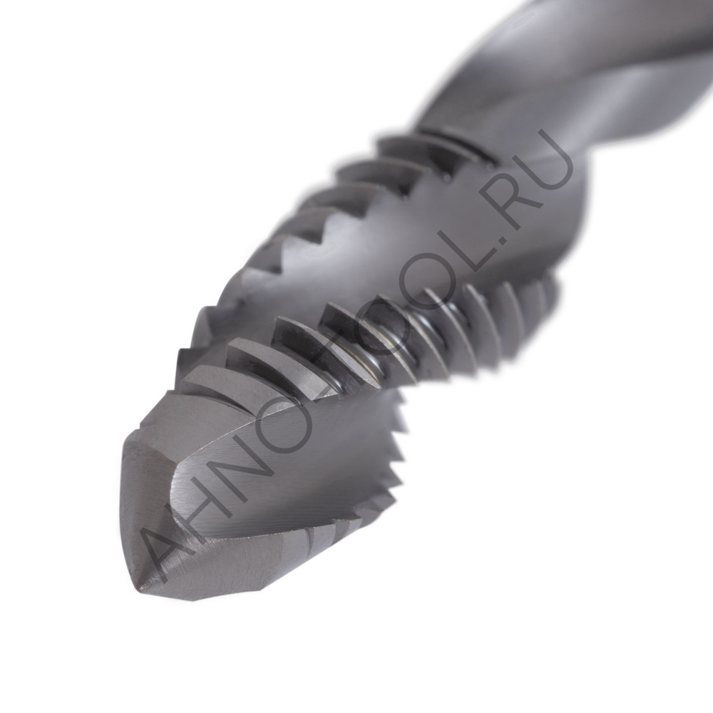 Метчик м/р  М8,0х1,25 Р6М5К5/HSS-E DIN371 TiCN, с винтовой канавкой, ТОЧИНТЕХ