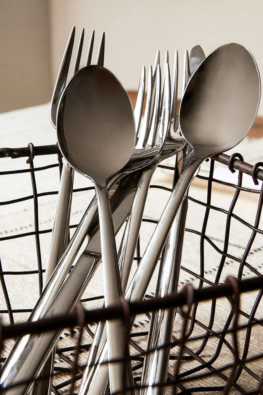 ZARA HOME БЛЕСТЯЩАЯ МЕТАЛЛИЧЕСКАЯ ЛОЖКА (НАБОР ИЗ 4 ПРЕДМЕТОВ)